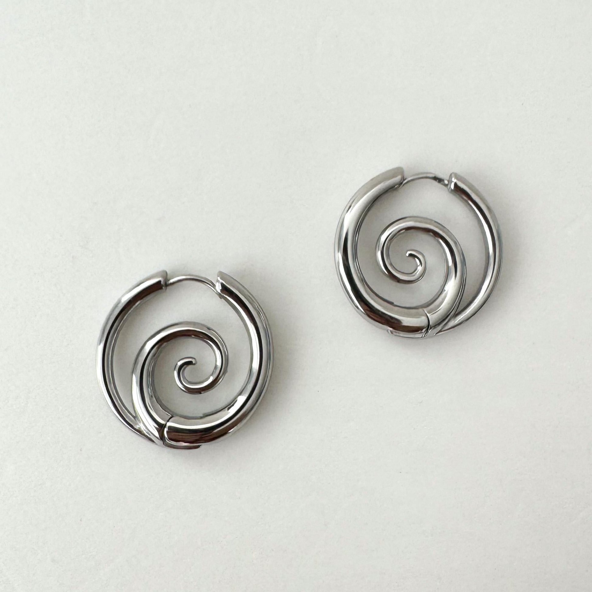 Spiral Drop Earrings