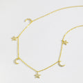 Moon & Star Necklace