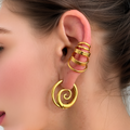 Spiral Drop Earrings