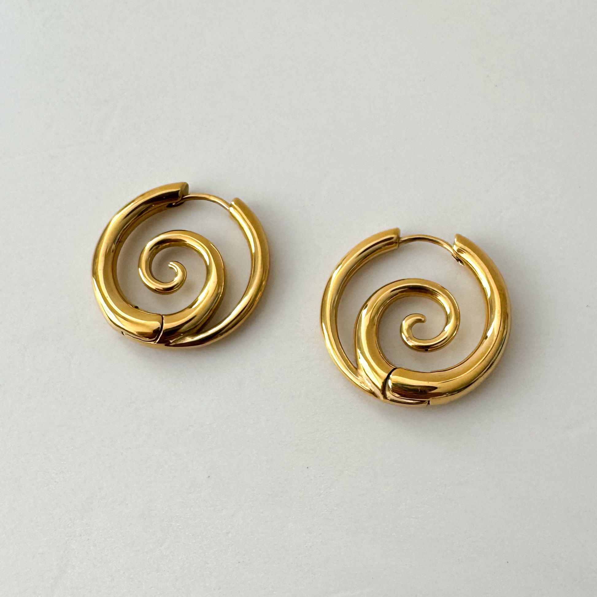 Spiral Drop Earrings