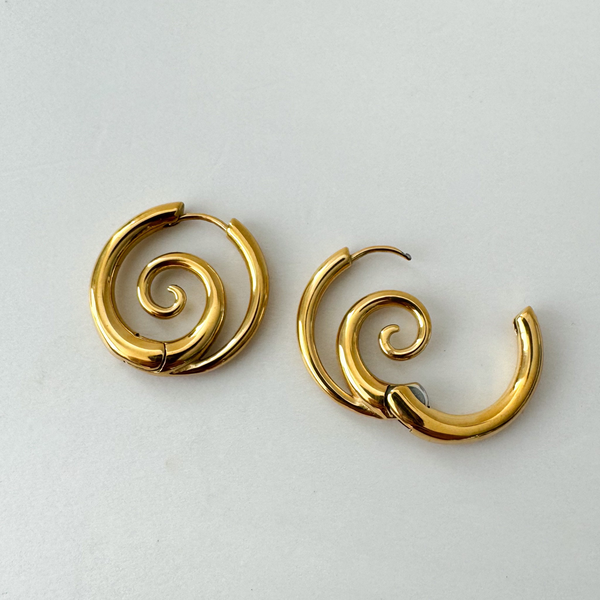 Spiral Drop Earrings