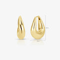 Teardrop Stud Earrings