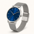 Silver White Classic Watch
