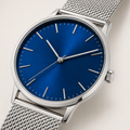 Silver White Classic Watch
