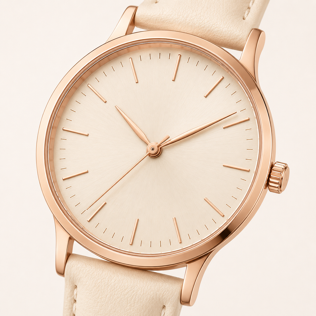 Navy White Contemporary Watch