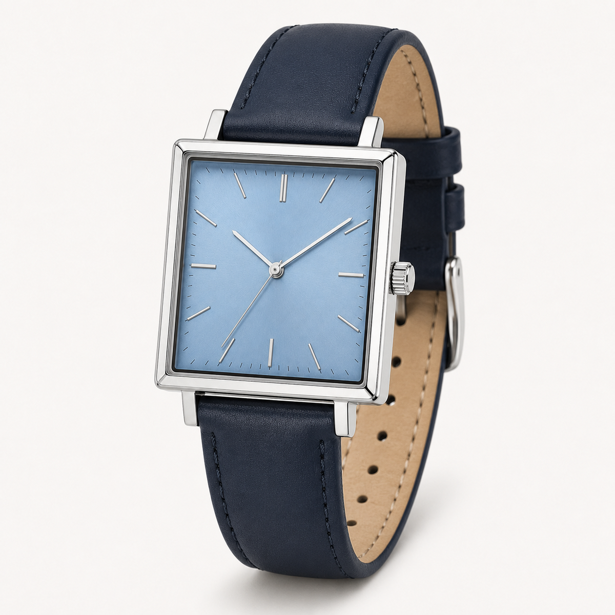Cream Copper Statement Dial Watch