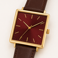 Cream Copper Contemporary Watch