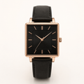 Black Steel Statement Dial Watch