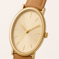 Brown Steel Refined Everyday Watch