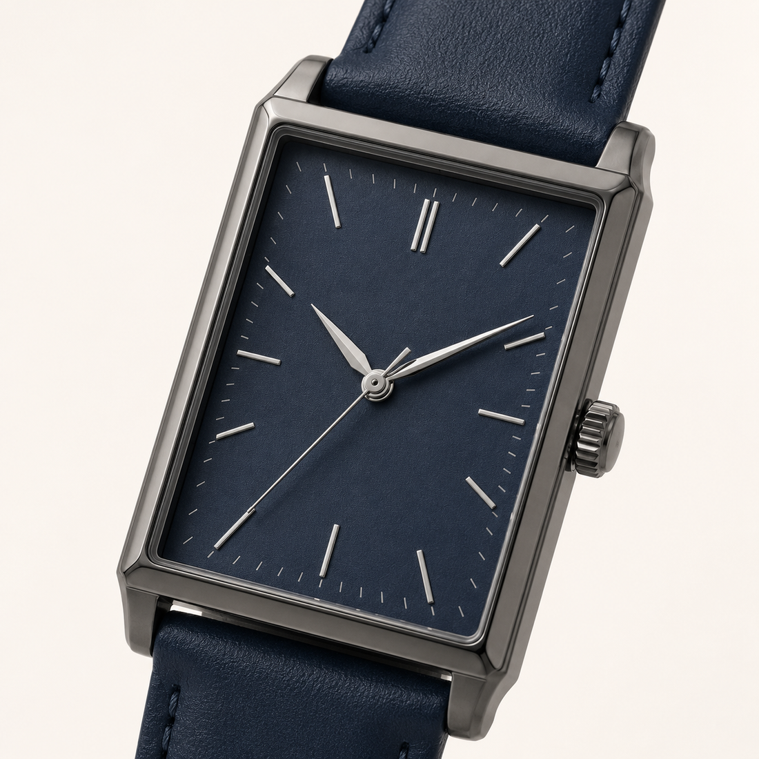 Black Steel Classic Watch