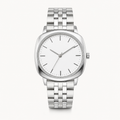 Silver Contemporary Watch