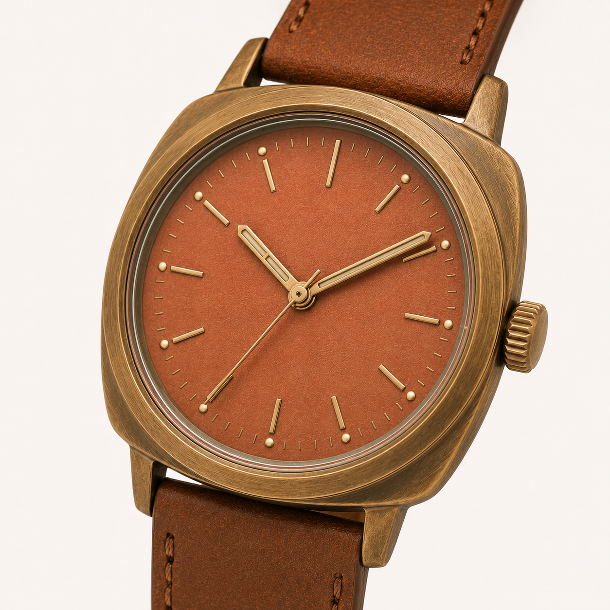 Brown Gold Refined Everyday Watch