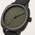 Green Titanium Minimal Watch