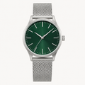 Green Silver Refined Everyday Watch