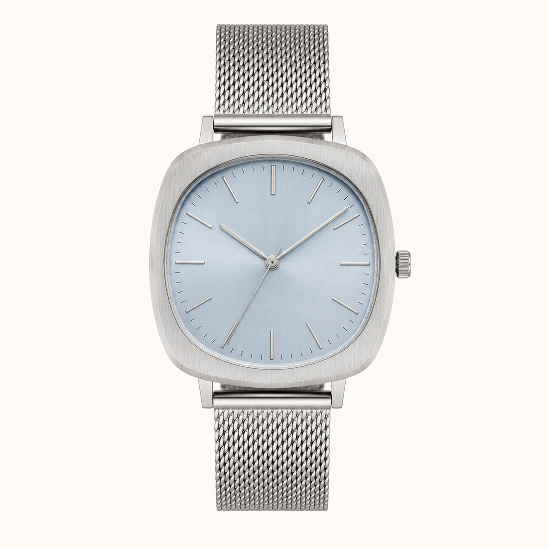 Blue Silver Classic Watch
