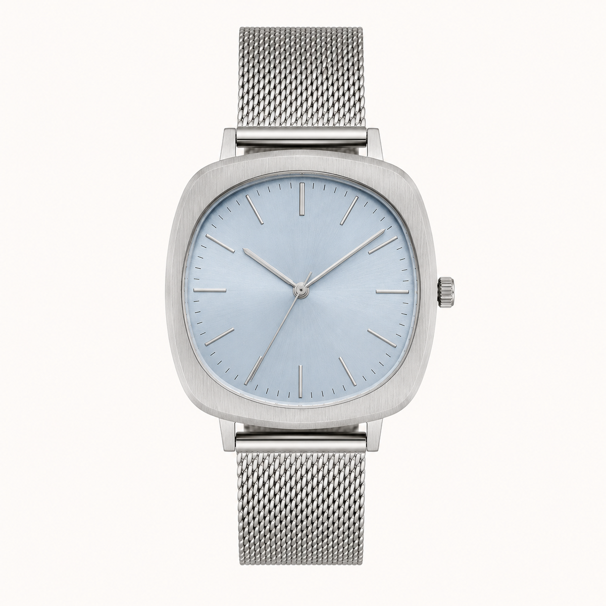 Blue Silver Classic Watch