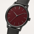 Red Platinum Minimal Watch