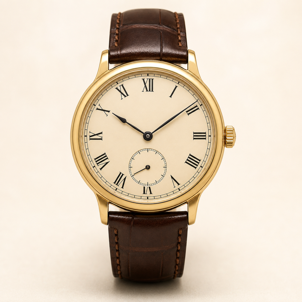 Midnight Gold Minimal Watch