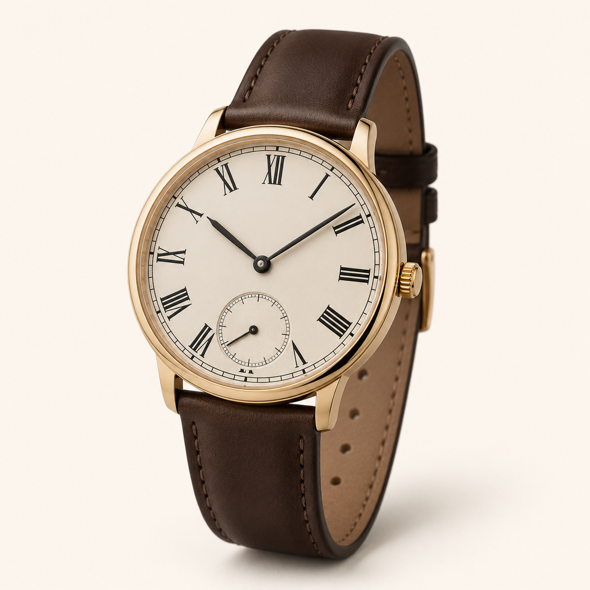 Midnight Gold Minimal Watch