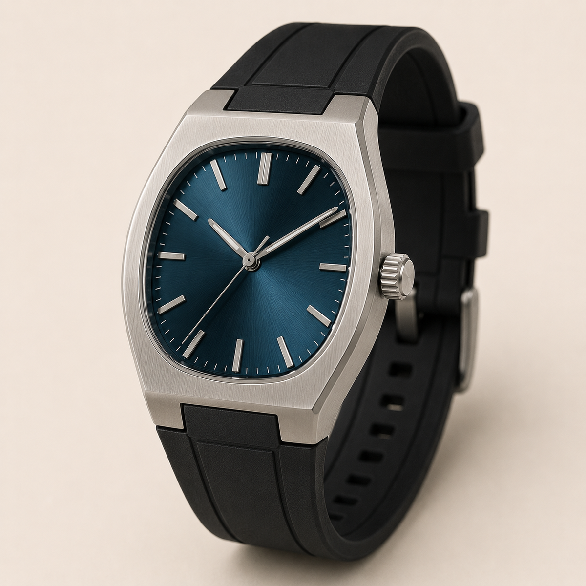Sage Steel Statement Dial Watch
