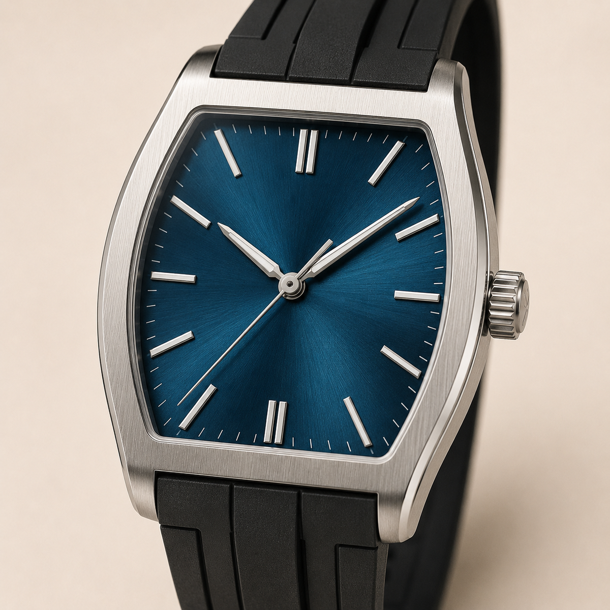 Sage Steel Statement Dial Watch