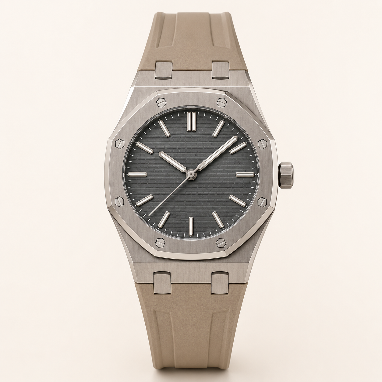 Sage Steel Minimal Watch