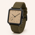 Burgundy Green Classic Watch