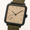 Burgundy Green Classic Watch