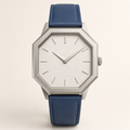 Ivory Blue Statement Dial Watch