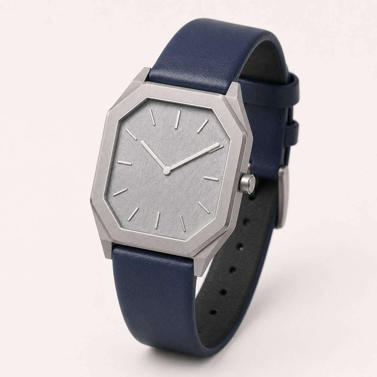 Ivory Graphite Contemporary Watch