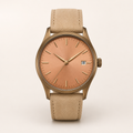 Gold Copper Contemporary Watch