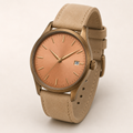 Gold Copper Contemporary Watch