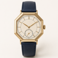 Teal Gold Statement Dial Watch