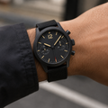 Cream Black Classic Watch