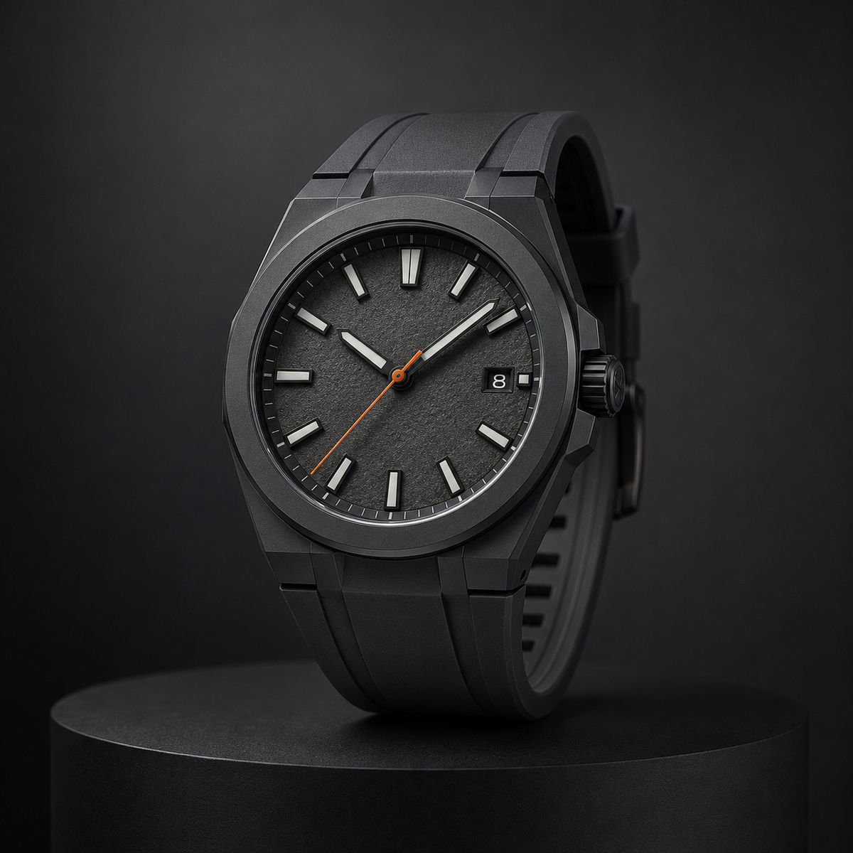 Smoke Black Contemporary Watch