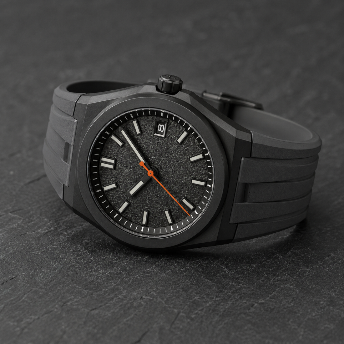 Smoke Black Contemporary Watch