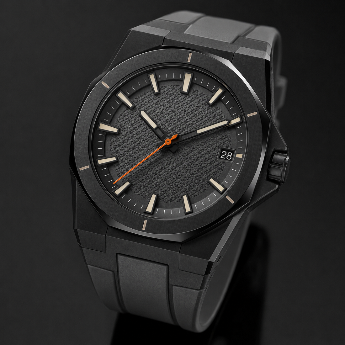 Smoke Black Contemporary Watch