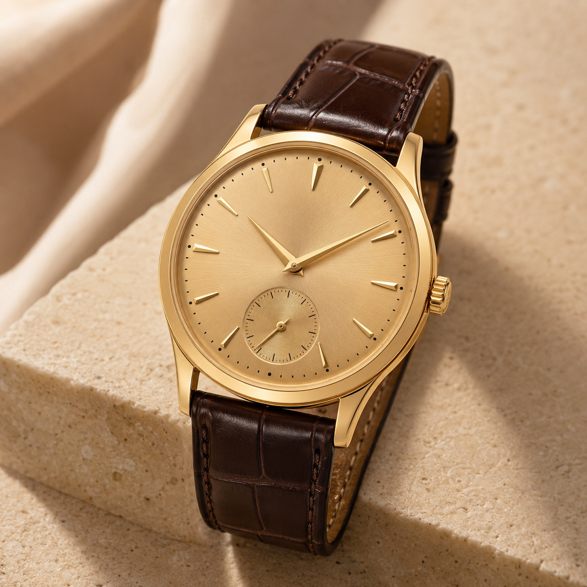 Emerald Gold Contemporary Watch