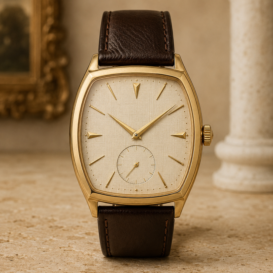 Emerald Gold Minimal Watch
