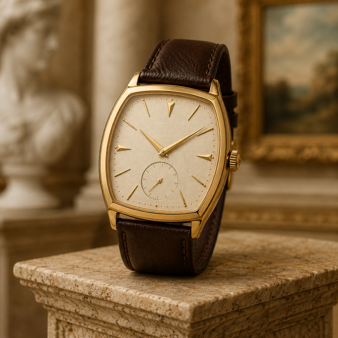 Emerald Gold Minimal Watch