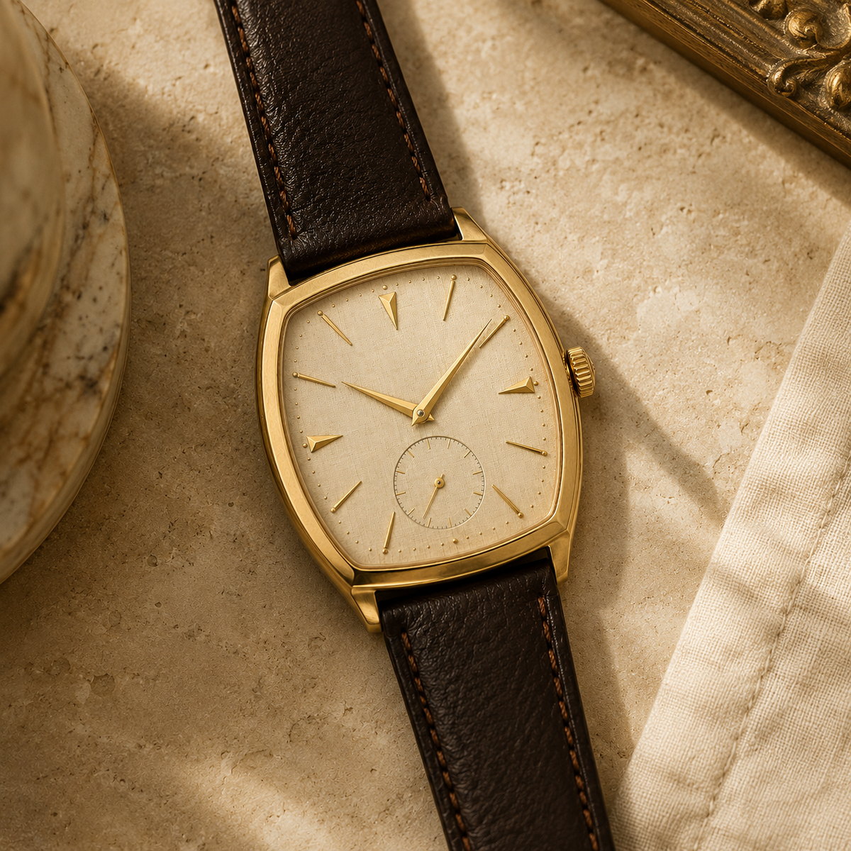 Emerald Gold Minimal Watch