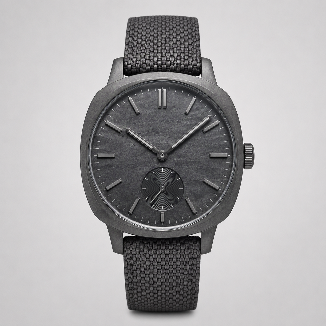 White Graphite Minimal Watch