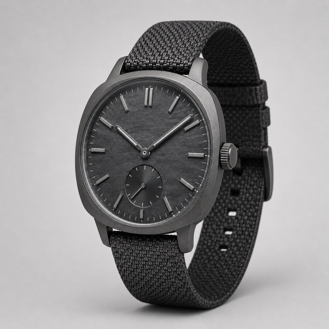 White Graphite Minimal Watch