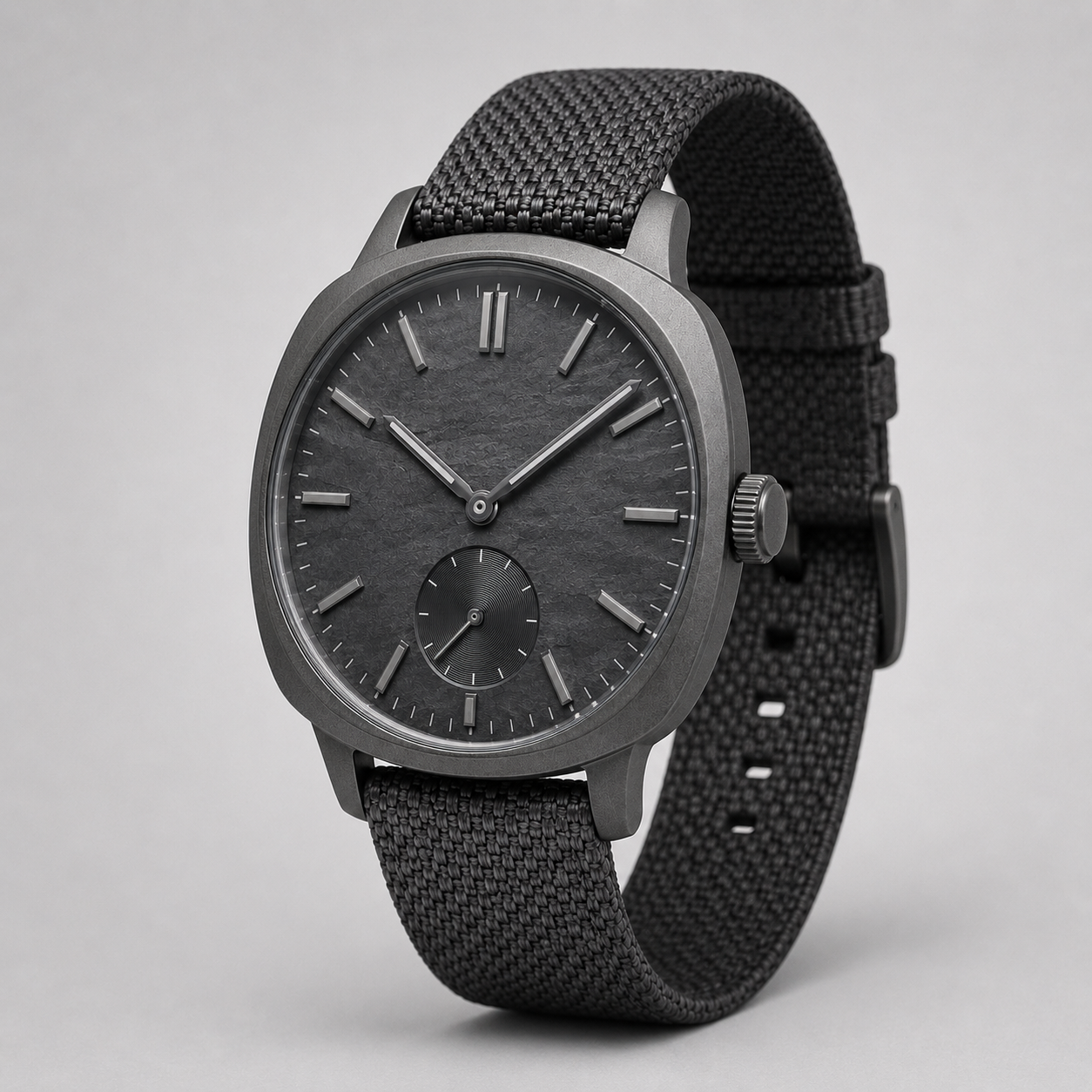 White Graphite Minimal Watch