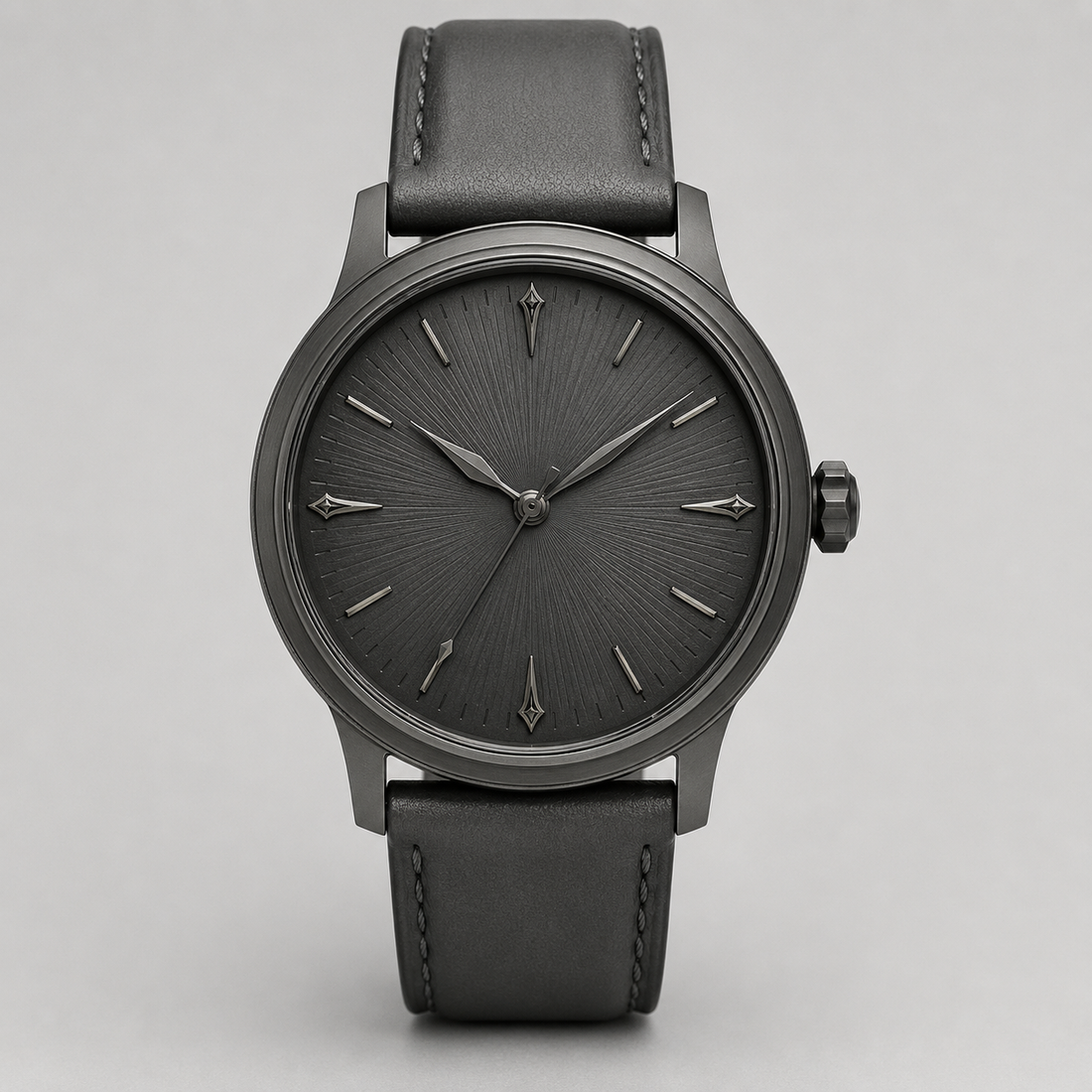 White Graphite Contemporary Watch