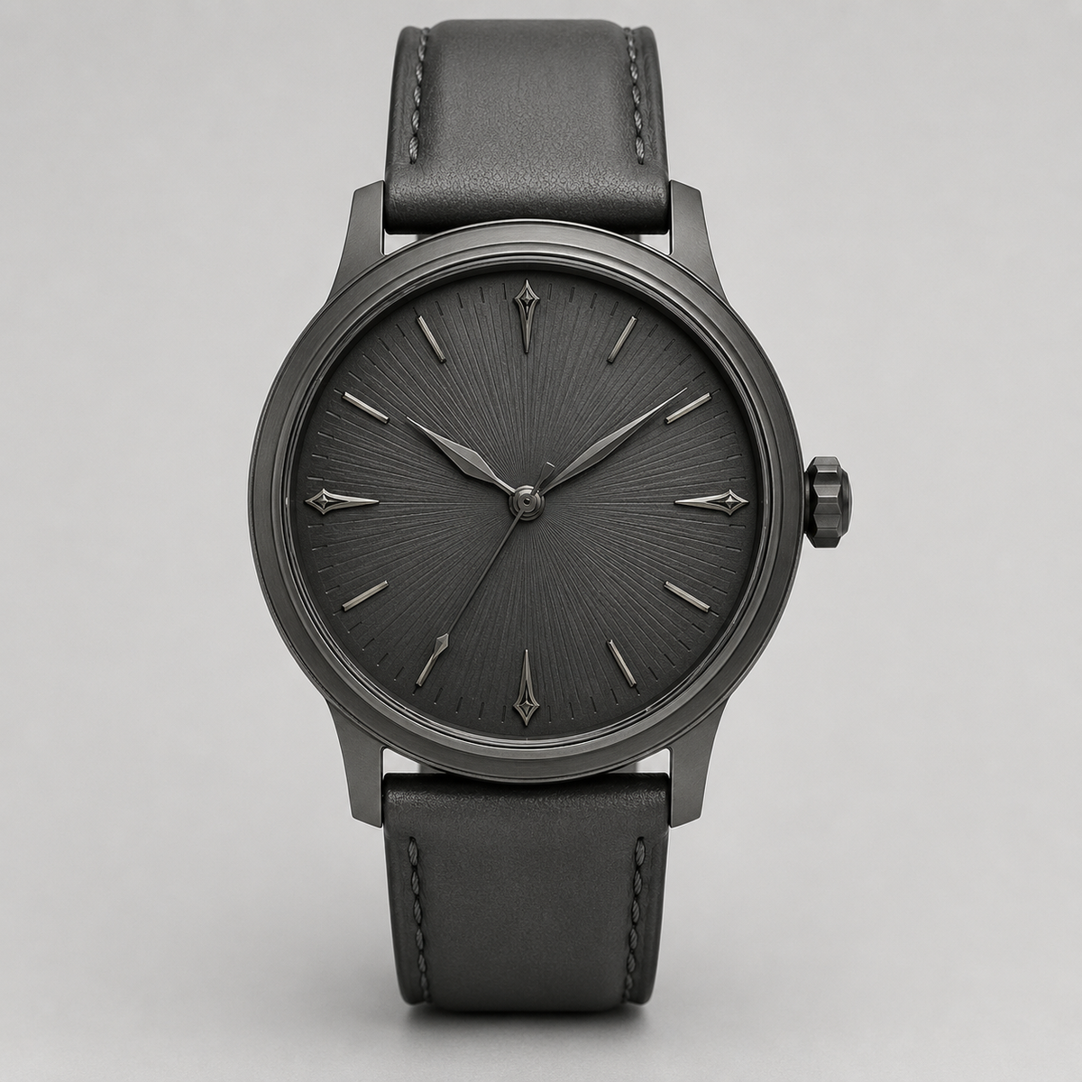 White Graphite Contemporary Watch