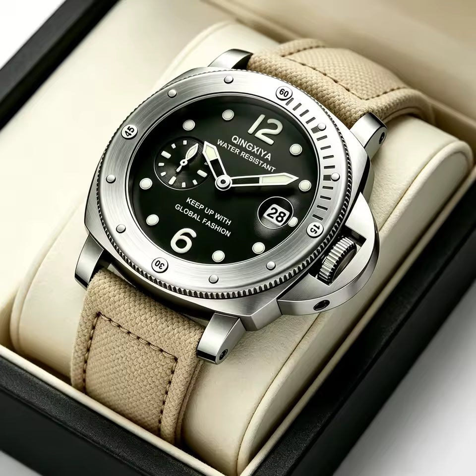 Azure Silver Contemporary Watch