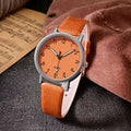 Teal Orange Minimal Watch