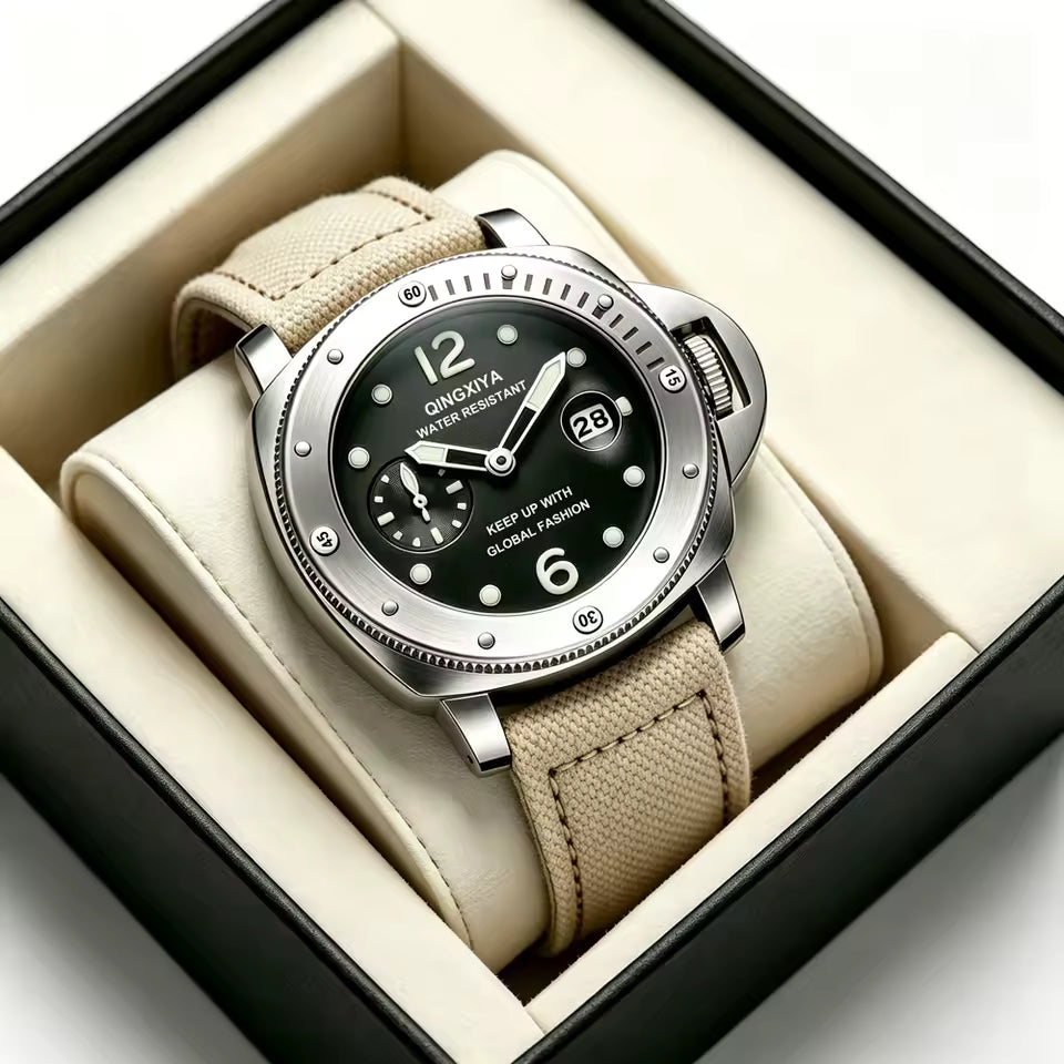 Azure Silver Contemporary Watch