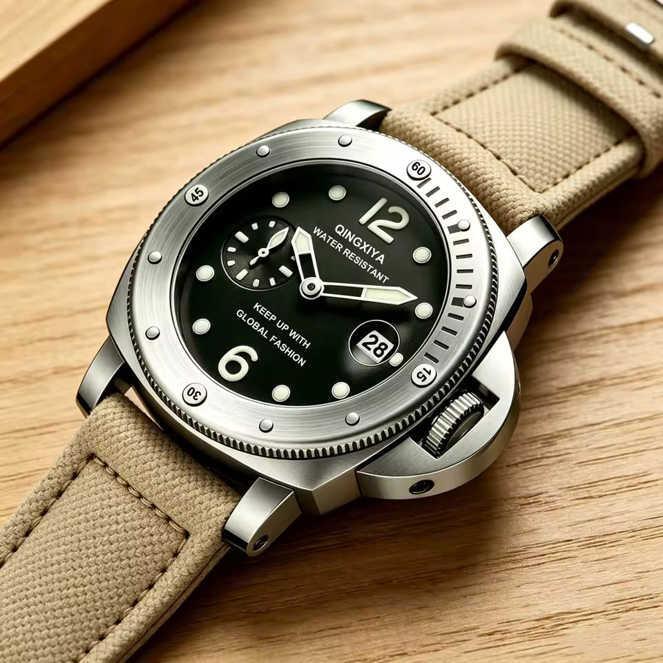 Azure Silver Contemporary Watch